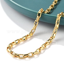 Латунные цепочки-коробки для женщин и мужчин&nbsp;NJEW-F337-06G