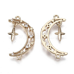 Соединители из латуни с микрочастицами и кубическим цирконием&nbsp;X-KK-R111-044