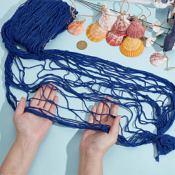 Хлопковая рыболовная сеть&nbsp;HJEW-WH0069-39