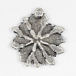 Pendentifs de fleurs en alliage&nbsp;TIBEP-GC127-AS-NR