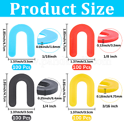 400 pz 4 stili di spessori in plastica per il livellamento&nbsp;KY-CN0002-07
