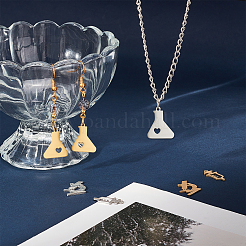 12 шт. 6 стиля ионного покрытия (IP) 201 подвески из нержавеющей стали&nbsp;STAS-UN0032-19