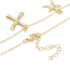 Colliers avec pendentif initial en forme de coquille plaqué or 18 carat&nbsp;IL8059-24