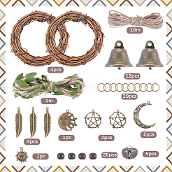 Kits de fabrication de décorations de poignées de porte à faire soi-même&nbsp;DIY-SC0033-24