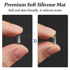 50 пара силиконовых носоупоров для очков&nbsp;AJEW-DC0003-44