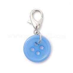 Подвесные украшения из акриловых пуговиц&nbsp;HJEW-JM04109-02