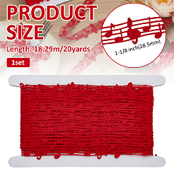 20 ярд полиэстеровой кружевной отделки с музыкальными нотами&nbsp;OCOR-FG0002-83B