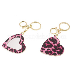 2 portachiavi con specchio in PU&nbsp;KEYC-TADJ0001-05C