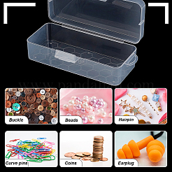 Aufbewahrungsboxen aus transparentem Kunststoff&nbsp;CON-WH0094-35B