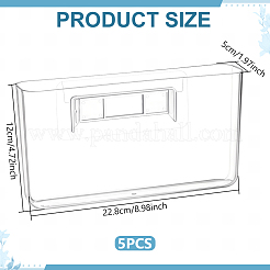 Contenitore di plastica trasparente da parete&nbsp;AJEW-WH0696-813