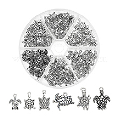 Tibetischer stil Aluminium Anhänger & Charms&nbsp;TIBEP-PH0004-96AS