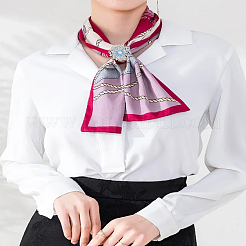 2 шт. 2 стиля цветочных зажимов для шарфа из смолы&nbsp;AJEW-LP0002-08