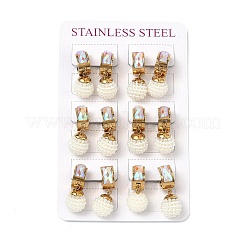 Boucles d'oreilles créoles rondes en acier inoxydable 201&nbsp;EJEW-D354-20G
