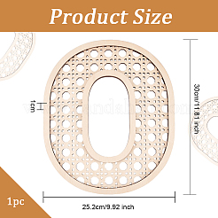 Hohle 3D-Buchstaben-Wandaufkleber aus Holz&nbsp;HJEW-WH0043-57O