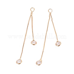 Латунная коробка цепочка кисточкой подвески&nbsp;X-KK-S348-058