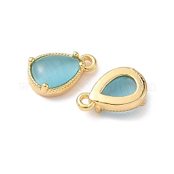 Латунные подвески из измельченного льда с кубическим цирконием&nbsp;KK-D024-26C-G