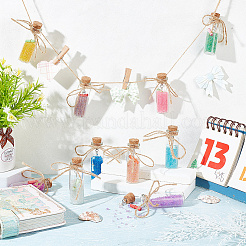 Бутылка желаний из пробкового стекла для украшения подвески&nbsp;AJEW-AB00090