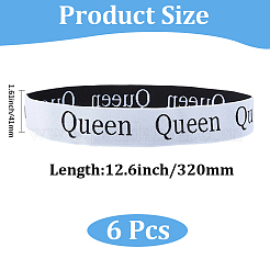 6 Stück elastische Bänder für ein Polyester-Bettlaken&nbsp;DIY-CY0003-55B