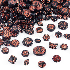 257 шт. Непрозрачные акриловые бусины&nbsp;OACR-TA0003-67