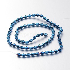 Electroplate non magnetici ematite sintetico fili di perline&nbsp;G-F300-32-05