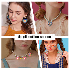 16 шт. 4 стильные подвески из эмалированного сплава с покрытием&nbsp;FIND-FH0003-21