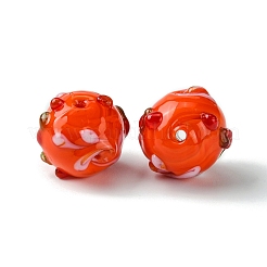 Fatti a mano perle di vetro irregolari&nbsp;FOIL-B001-08B