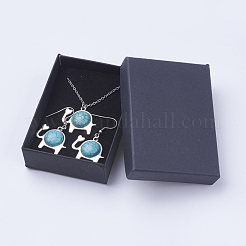Juegos de joyas de acero inoxidable 304&nbsp;SJEW-JS00942