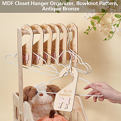 7 шт. органайзер для вешалок из МДФ&nbsp;AJEW-WH0752-034