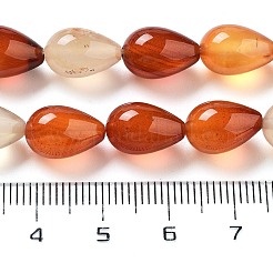 Натуральный красный агат бисер нитей&nbsp;G-B106-A22-02