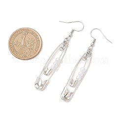 Железные серьги-скрепки&nbsp;EJEW-JE06704