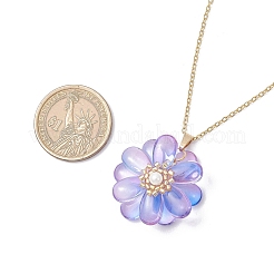 Collares colgantes de cristal&nbsp;NJEW-MZ00112-10