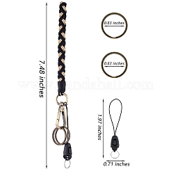 Брелок на запястье в стиле бохо макраме&nbsp;KEYC-SW00004-03