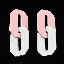 Handgefertigte Verbindungsringe aus Fimo&nbsp;CLAY-N010-033-03