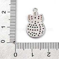 Рождественская серия латунные подвески с микропаве из кубического циркония&nbsp;KK-Q010-01P-04A