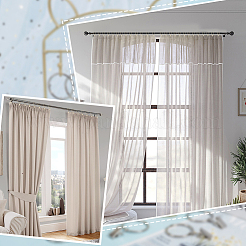 40 шт. круглое кольцо железный крючок вешалка для штор&nbsp;FIND-SP0003-46B-LG