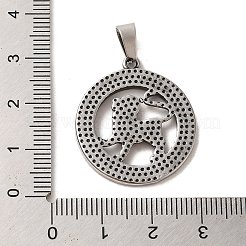 Ciondoli in acciaio inox 304&nbsp;STAS-C084-01G-AS