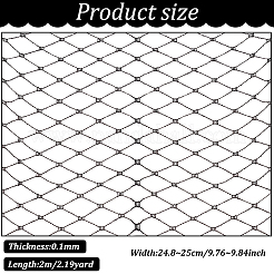 Velo di organza a rete con occhi grandi&nbsp;DIY-WH0028-81B