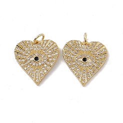 Colgante micropavé cubic zirconia de latón&nbsp;KK-B061-12G