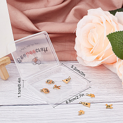 8 шт. 4 стиля эмалевых подвесок из хирургической нержавеющей стали 316&nbsp;STAS-BBC0001-17