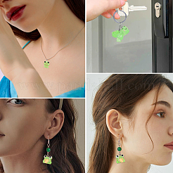 Pendenti in resina rana luminosa da 36 pz 6 stili&nbsp;RESI-SZ0003-50