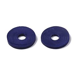 Flache runde handgemachte Fimo Perlen&nbsp;CLAY-R067-12mm-35