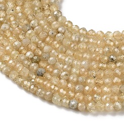 Бусины из натурального желтого граната&nbsp;G-Z129-B01-3mm