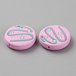 Фокальные бусины из пищевого силикона SIL-CJC0006-13B