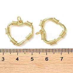 Экологически чистые подвески из латуни с гальваническим покрытием&nbsp;KK-A201-03G