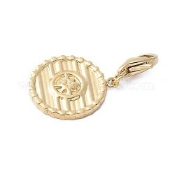 Плоский круглый предмет из нержавеющей стали 304 с подвеской в виде звезды&nbsp;STAS-S165-18G