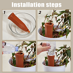 Водосборник из красной керамики&nbsp;AJEW-WH0816-300