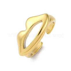 Регулируемые открытые манжетные кольца из нержавеющей стали 304&nbsp;RJEW-Q020-19G