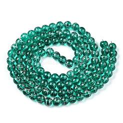 Строковые прозрачные стеклянные бусины&nbsp;X-GLAD-Q012-8mm-12