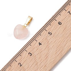 Pendentifs de quartz rose naturel&nbsp;PALLOY-JF05374-01