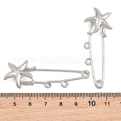 Spille di sicurezza a forma di stella marina in acciaio inossidabile 304&nbsp;SA-CBA098D-16I-P02
